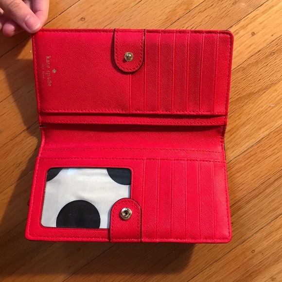 kate spade red wallet - Picture 3 of 6